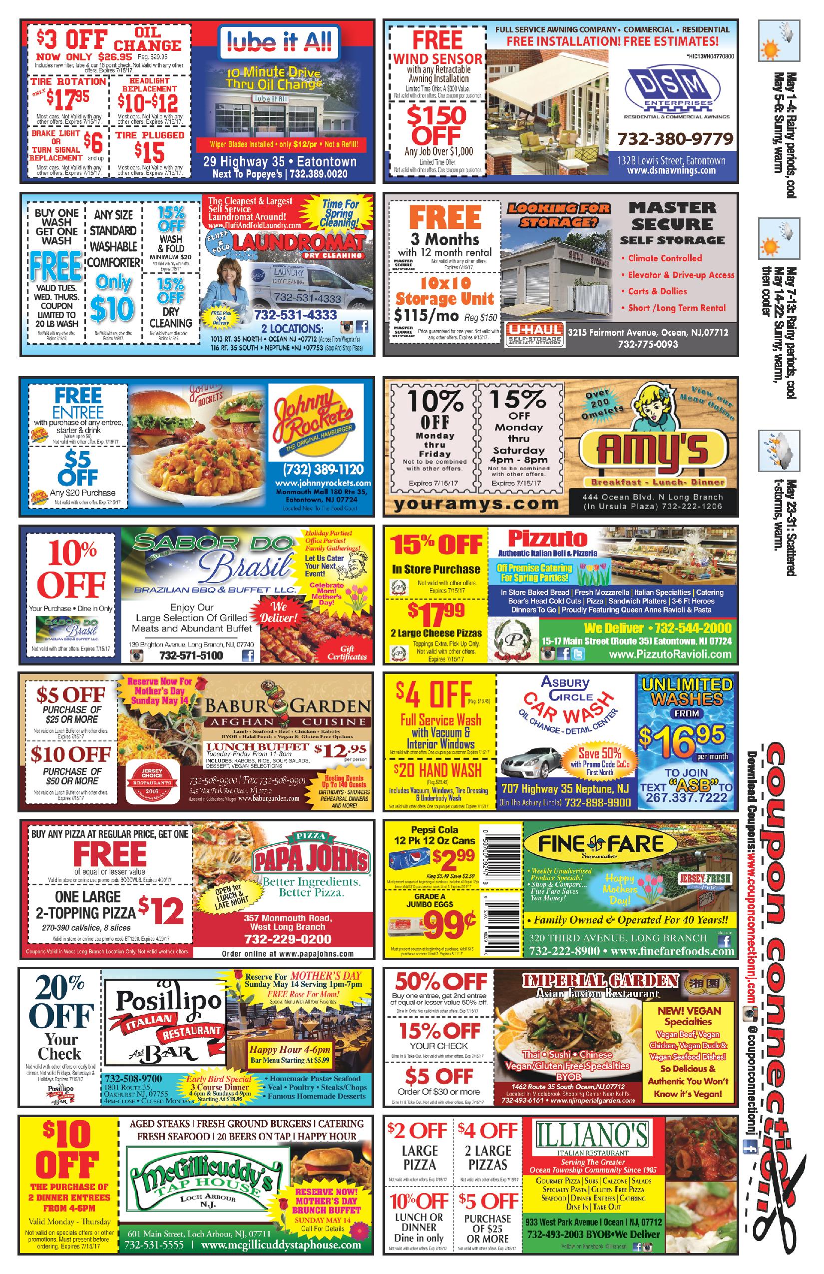 APRIL 2017 Coupon Connection/Happy Spring – Click To See Coupons