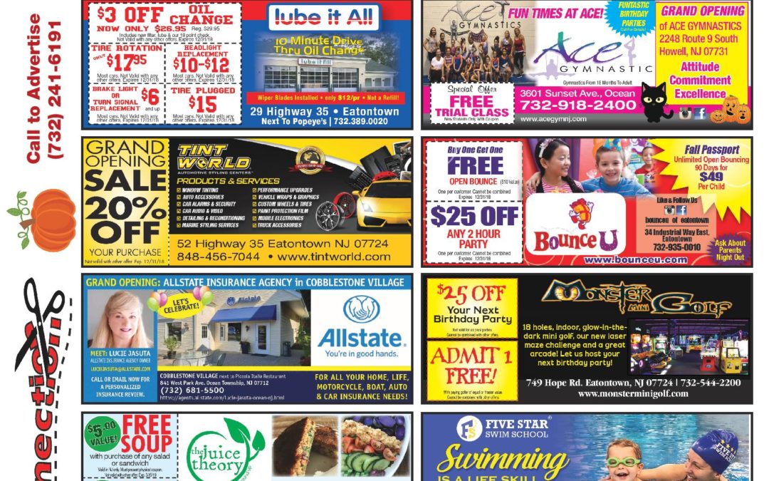 October/2018 Coupon Connection-Click Here To See Coupons