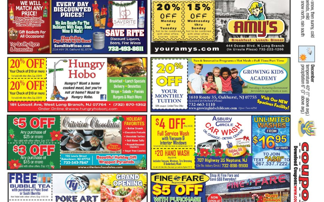 November/2018 Coupon Connection – Click Here To See Coupons
