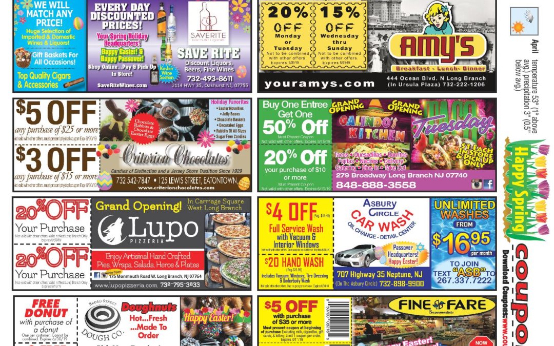 March/2019 Coupon Connection – Click here to see coupons