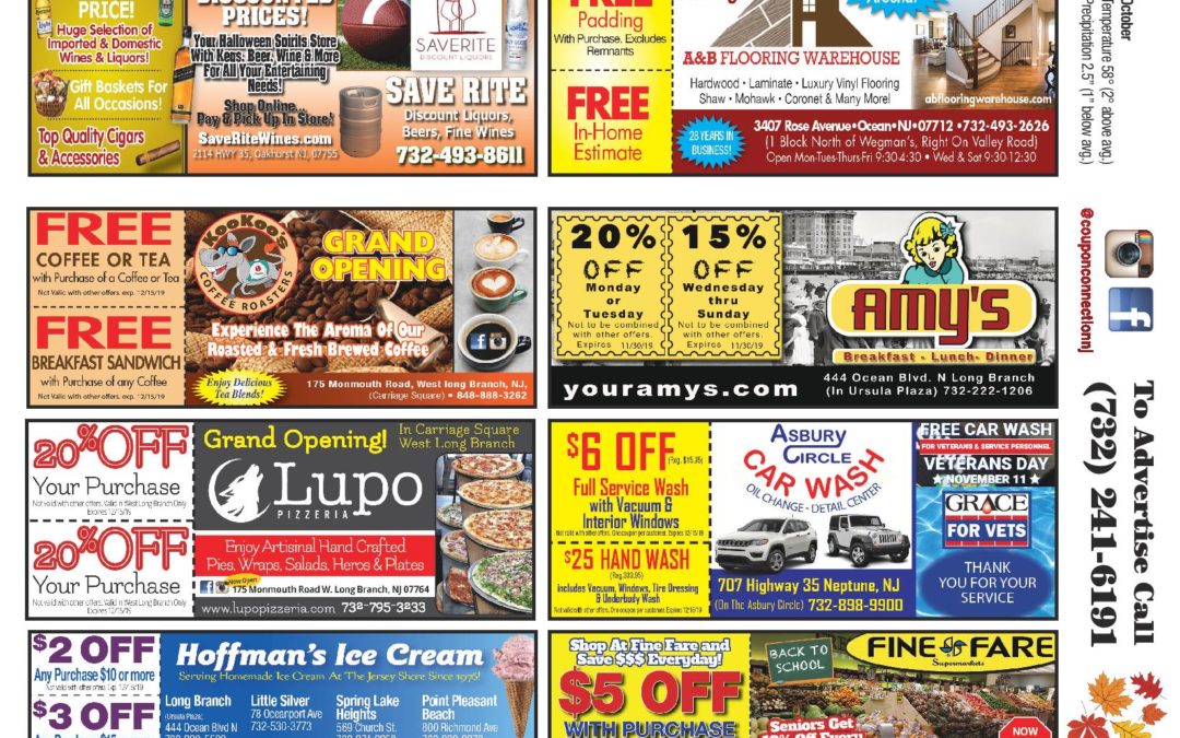 September/2019 Coupon Connection – Click Here To View Ads & Coupons