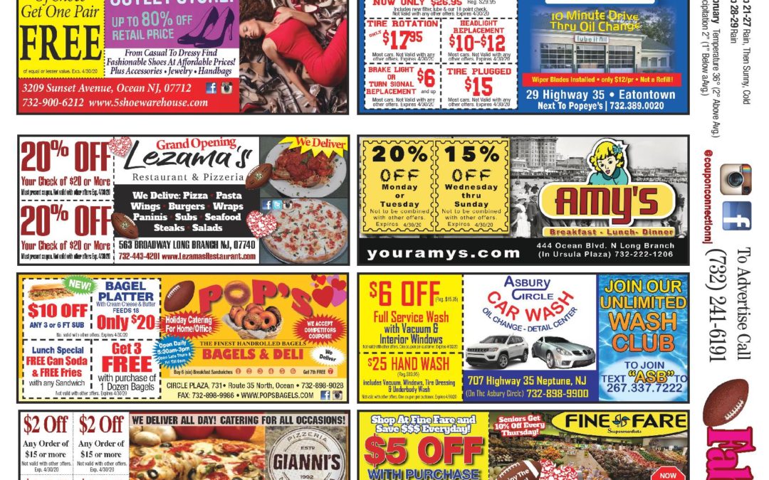 Jan/Feb/2020 Coupon Connection – Click Here To View Ads & Coupons