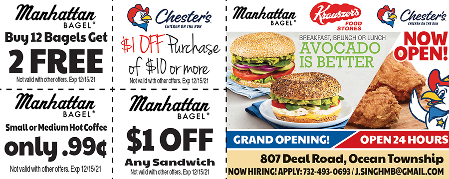 Manhattan Bagel/Chester’s Chicken/Krauszer’s