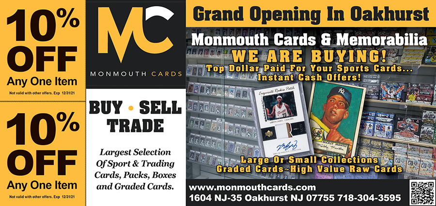 Monmouth Sports Cards & Memorabilia