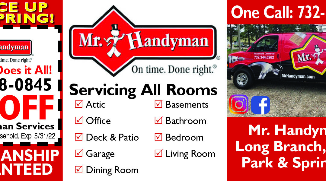 Mr Handyman Of Long Branch, Asbury Park, Spring Lake