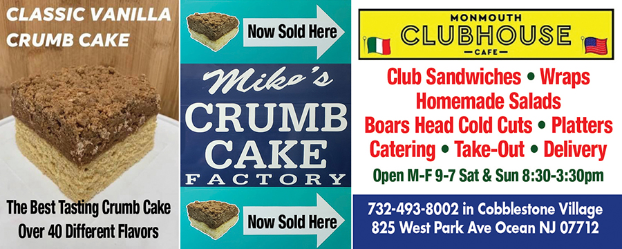 Monmouth Clubhouse Cafe/Mike’s Crumb Cake Factory