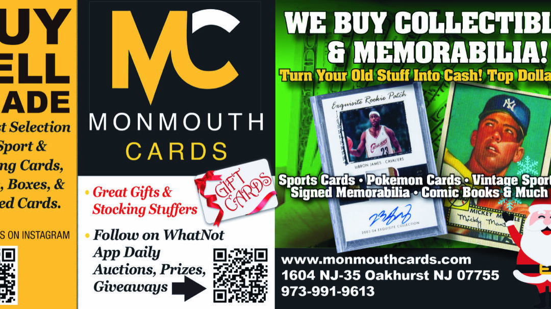 Monmouth Sports Cards & Memorabilia