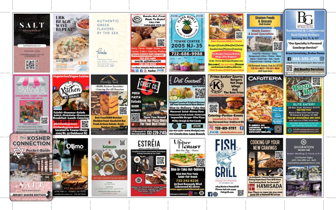 Kosher Connection Pocket Guide 2023/2024 – Click Here To See All Locations
