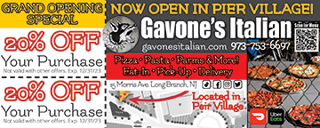 Gavone’s Italian Pizza-Pasta-Parms & More In Pier Village