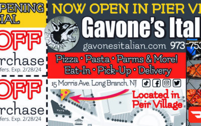 Gavone’s Italian In Pier Village…Pizza Pasta Parms & More