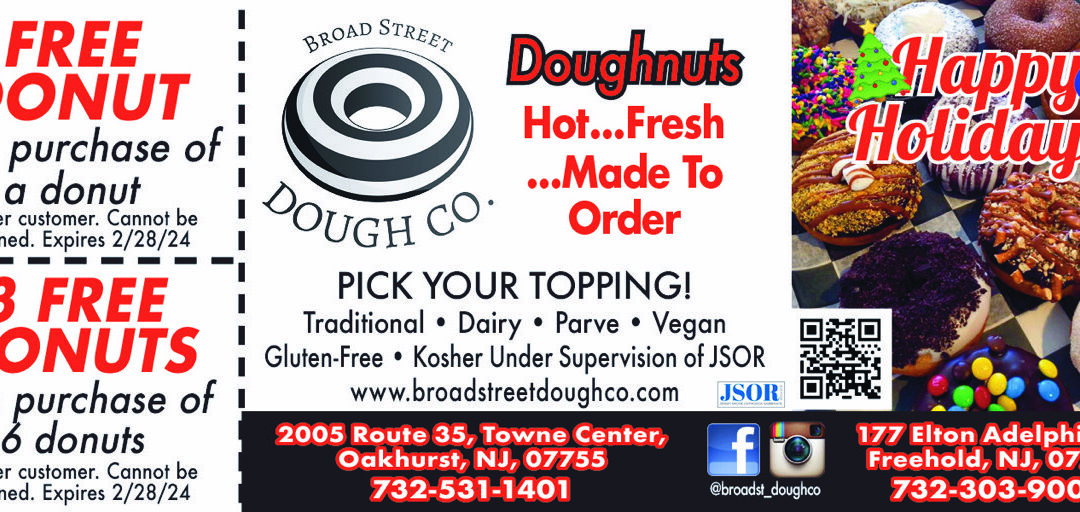 Broad Street Dough Co Made To Order Donuts In Oakhurst & Freehold