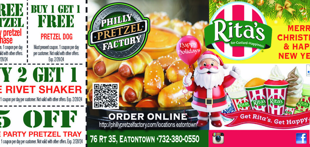 Philly Pretzel & Rita’s Ices In Eatonown