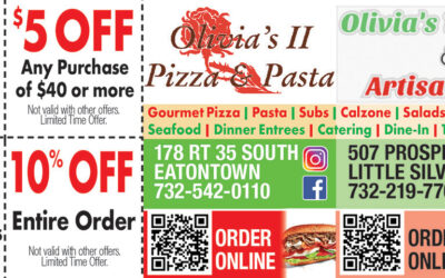 Olivia’s II Pizza & Pasta In Eatontown/ Olivia’s Trattoria In Little Silver