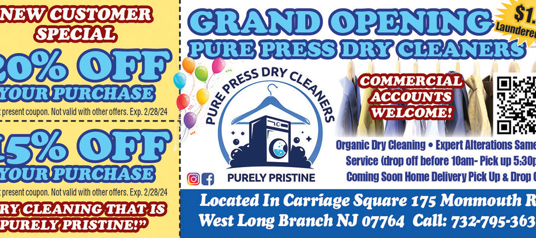 Pure Press Dry Cleaning In West Long Branch