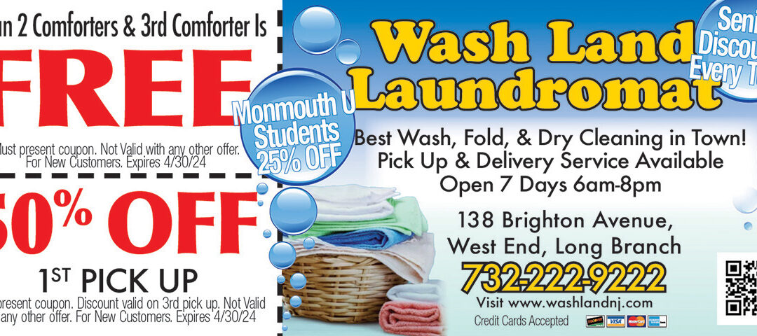 Washland Laundromat In Long Branch