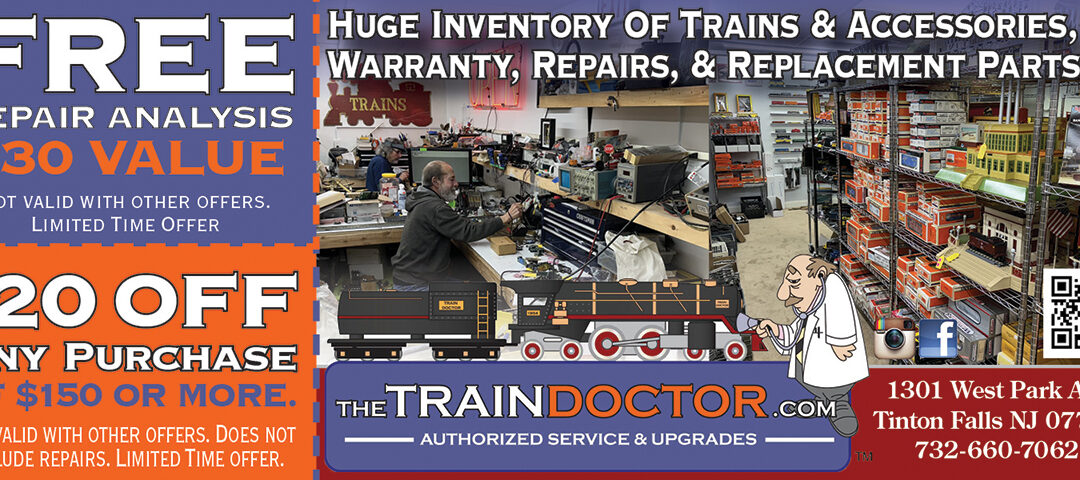 The Train Doctor….Model Trains, Accessories, Repairs In Tinton Falls
