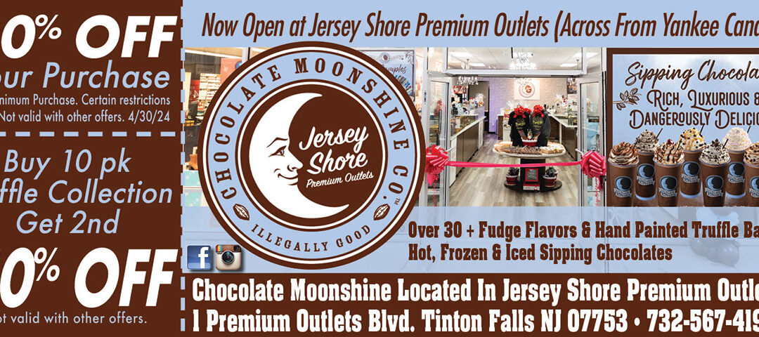 Chocolate Moonshine Co In Premium Jersey Outlets In Tinton Falls