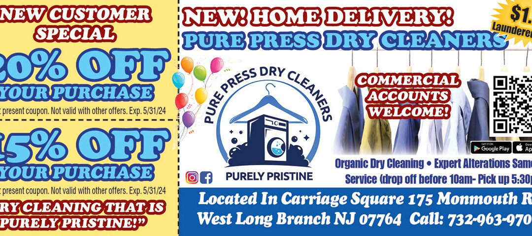 Pure Press Dry Cleaners In West Long Branch