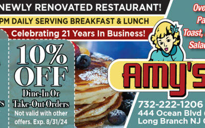 Amy’s Omelette House In Long Branch Serving Breakfast & Lunch
