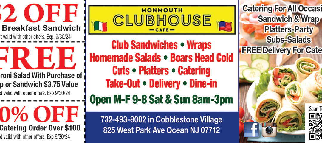 Monmouth Club House Cafe & Deli In Ocean Township