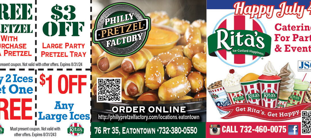 Philly Pretzel Factory & Rita’s Ices In Eatontown