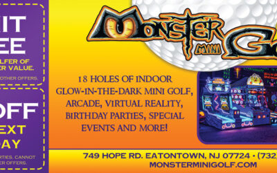 Monster Mini Golf-Glow-In-The-Dark- Arcade-Virtual Reality-Birthday Parties In Eatontown
