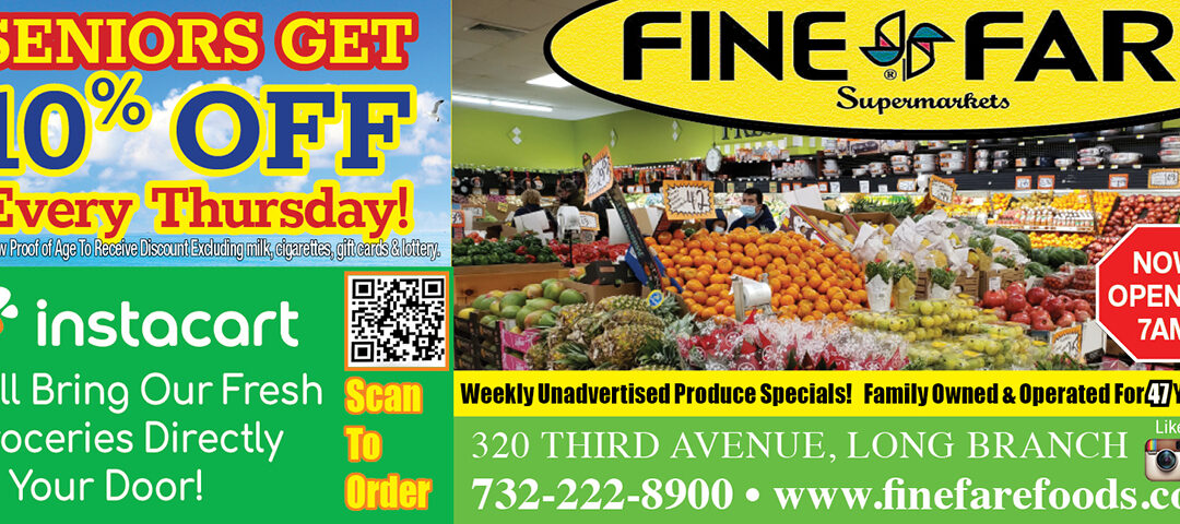 Fine Fare Supermarket In Long Branch-Now Featuring Instacart