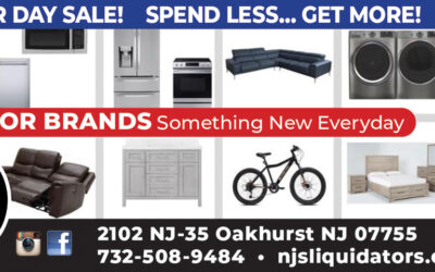 NJS Liquidators In Oakhurst…Home Goods, Appliances, Furniture & More…Up To 80% OFF