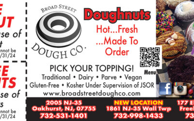 Broad Street Dough Co In Oakhurst, Freehold, Wall & Encinitas California