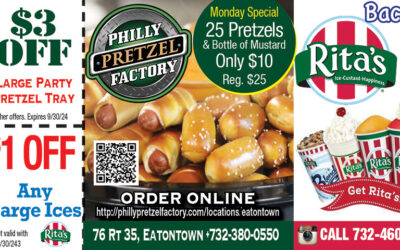 Philly Pretzel & Rita’s Italian Ice & Custard In Eatontown