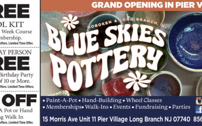 Blue Skies Pottery Grand Opening In Pier Village In Long Branch