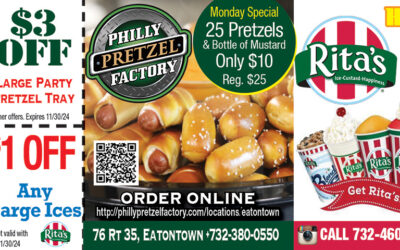 Philly Pretzel & Rita’s Ices In Eatontown