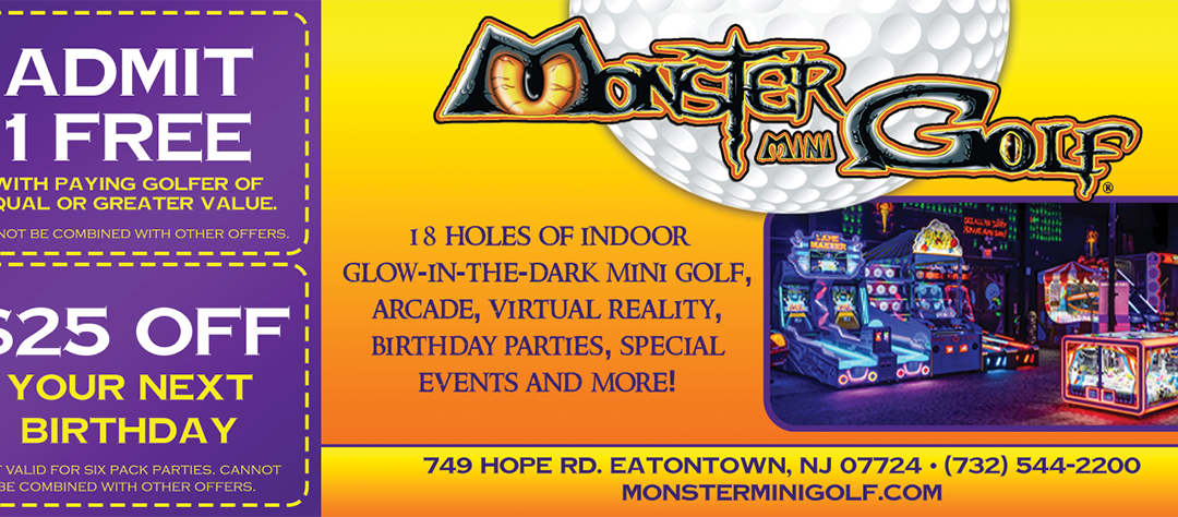 Monster Mini Golf And Arcade In Eatontown