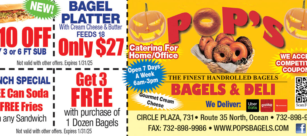 Pops Bagels & Deli In Ocean Township