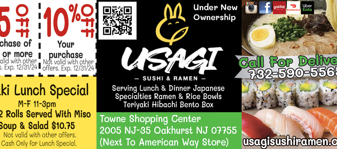 Usagi Sushi & Ramen Serving Lunch & Dinner In Oakhurst