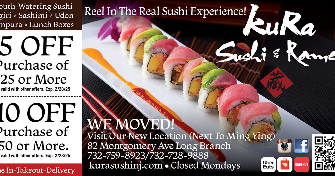 Ku Ra Sushi & Ramen… Now In A New Location In Long Branch