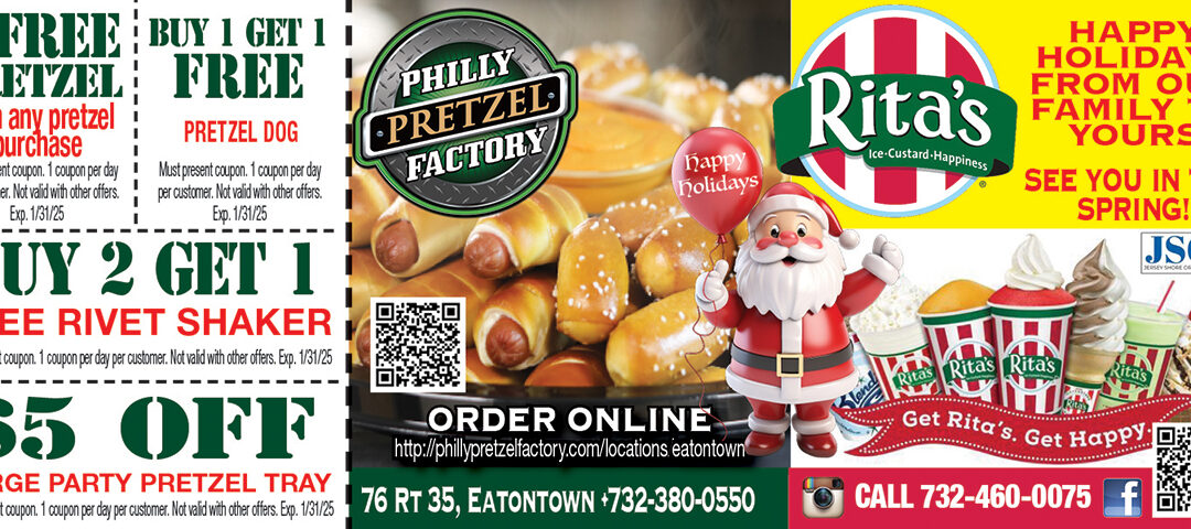 Philly Pretzel Factory & Rita’s Italian Ice In Eatontown