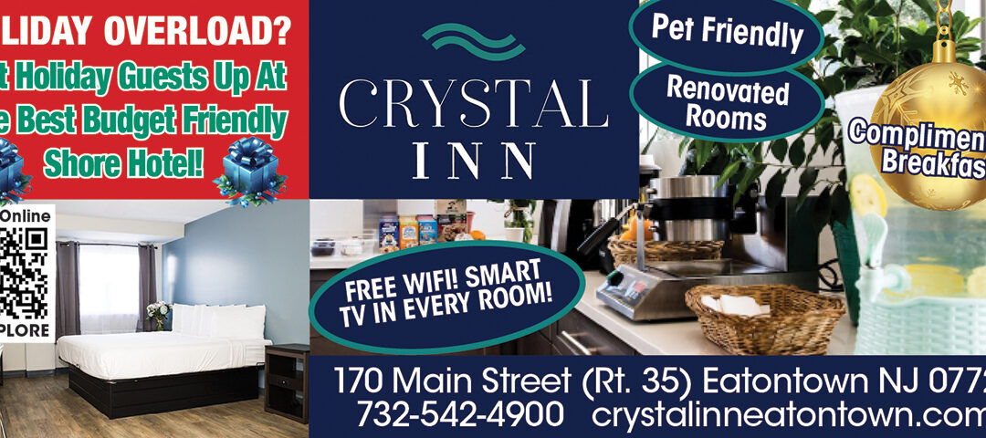 Crystal Inn In Eatontown-Best Budget Friendly Hotel At The Jersey Shore