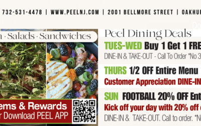 Peel Restaurant In Oakhurst….Pizza…Pasta…Salads…Sandwiches & More