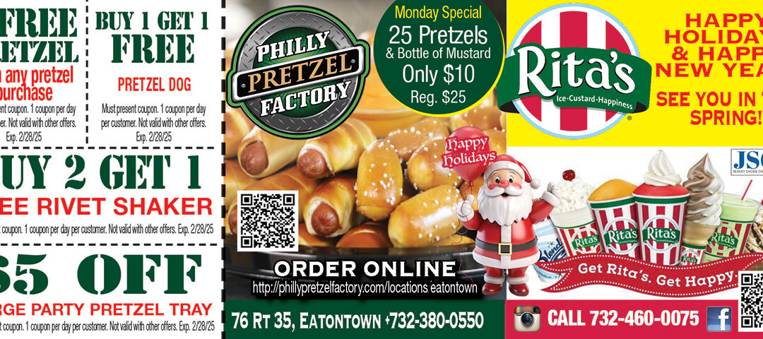 Philly Pretzel Factorey & Rita’s Italian Ice In Eatontown