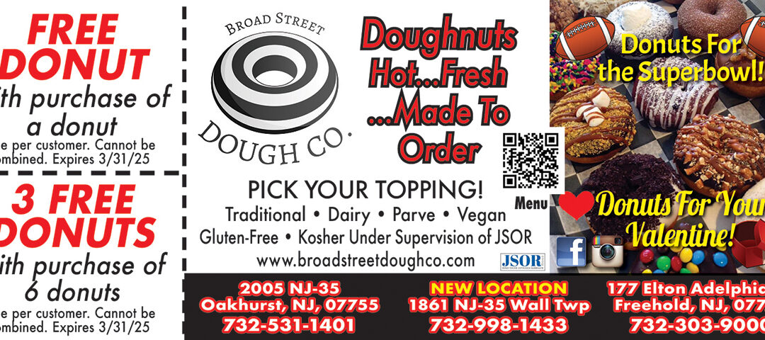 Broad Street Dough Co In Oakhurst, Freehold & Wall Twp