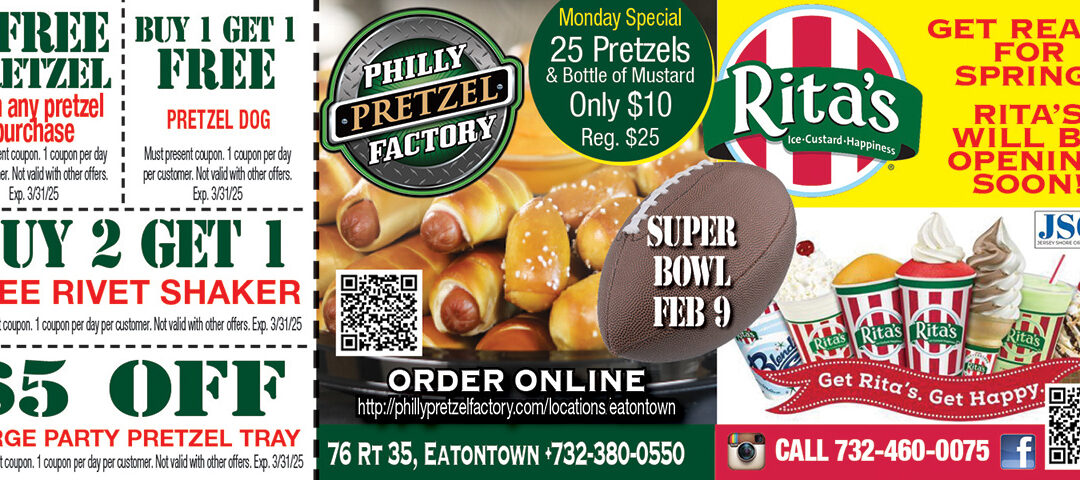 Philly Pretzel Factory & Rita’s Ices In Eatontown