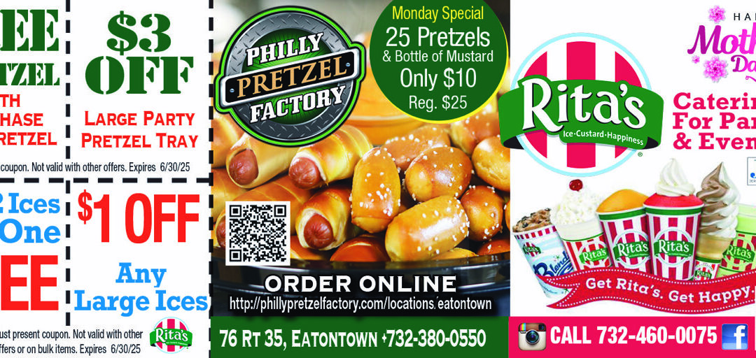 Philly Pretzel Factory & Rita’s Italian Ice In Eatontown