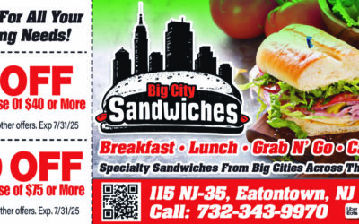 Big City Sandwiches In Eatontown-Specialty Sandwiches From Big Cities