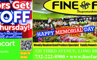 Fine Fare Supermarket In Long Branch Seniors Get 10% OFF Thursdays