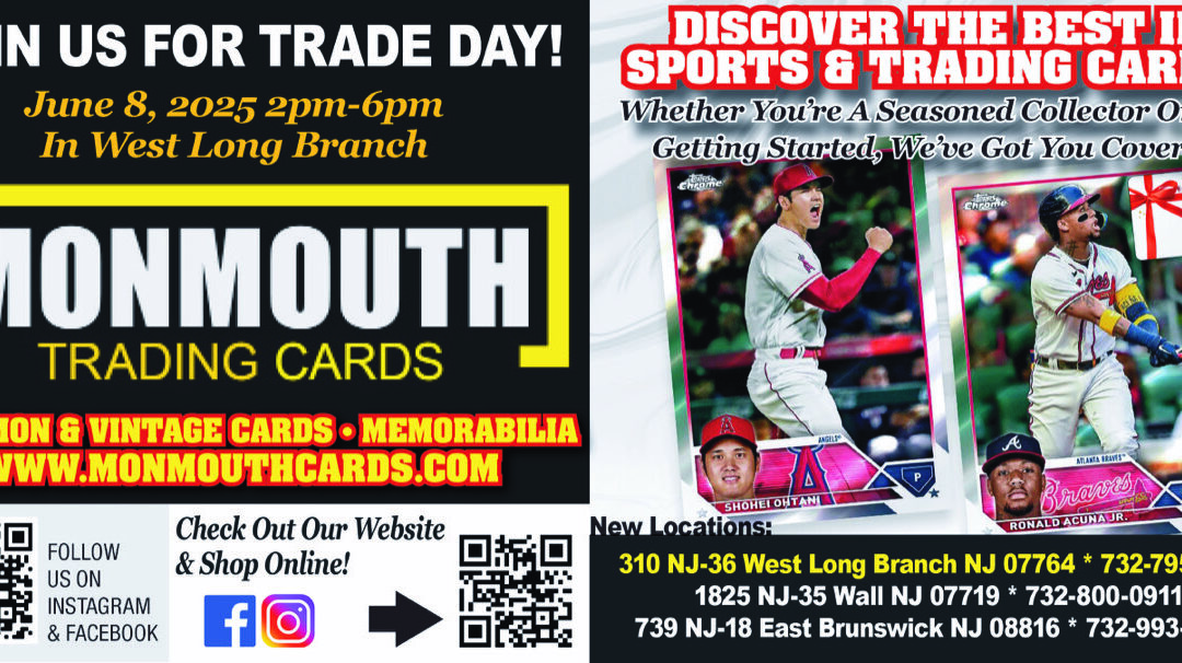 Monmouth Trading Cards In West Long Branch, Wall & East Brunswick