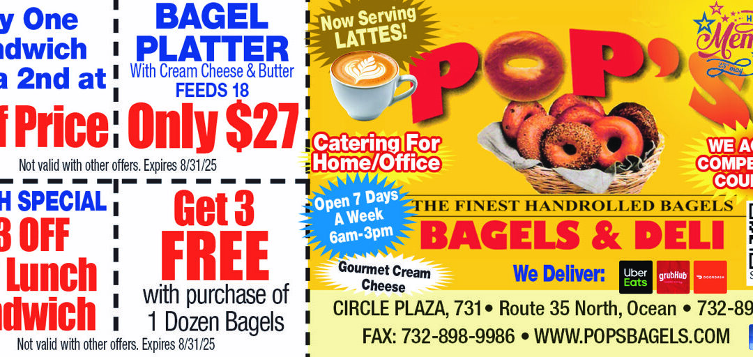 Pop’s Bagels & Deli In Ocean Township