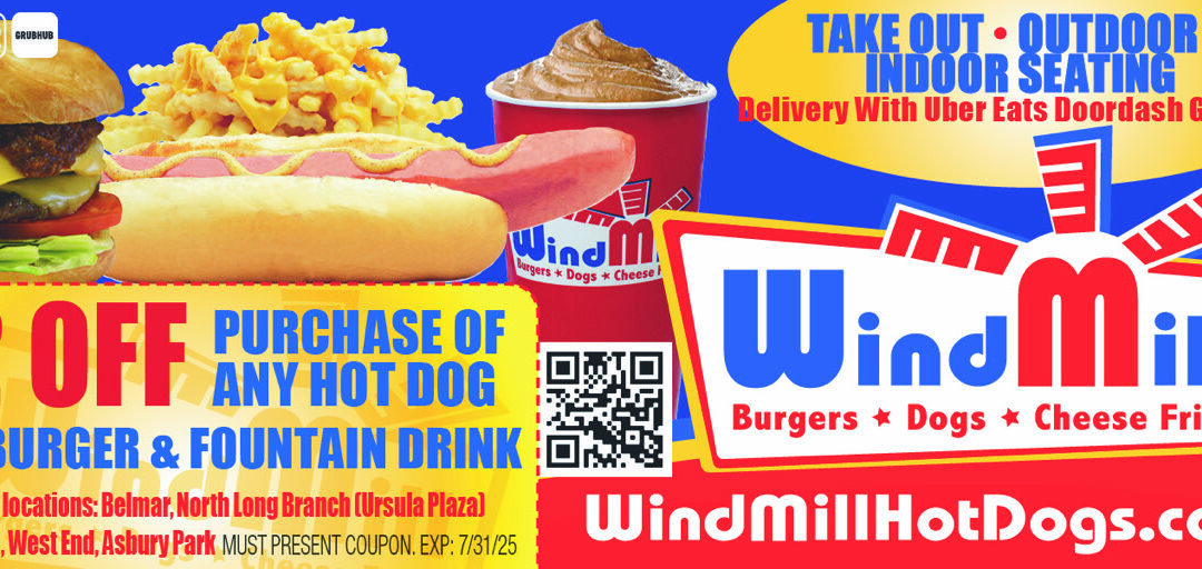 Windmill Restaurants In Belmar, Asbury Park, West End, North Long Branch, Red Bank