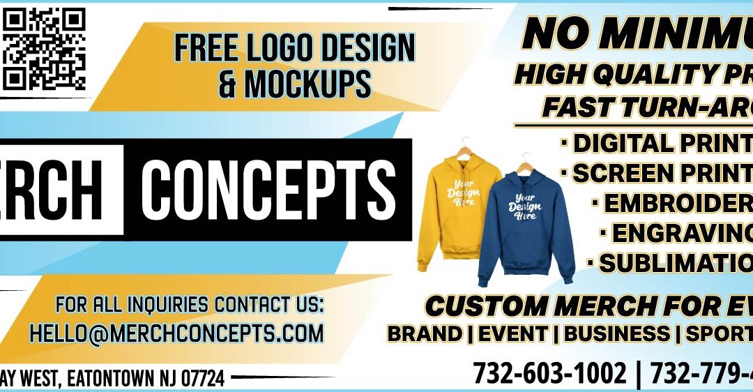 Merch Concepts…. Custom Merch For Every Brand In Eatontown