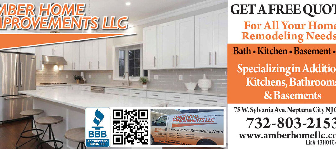 Amber Home Improvement In Neptune….Call For A Free Quote
